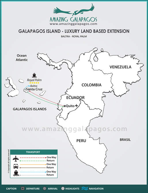 Tourmap Galapagos Island - Luxury Land Based Extension